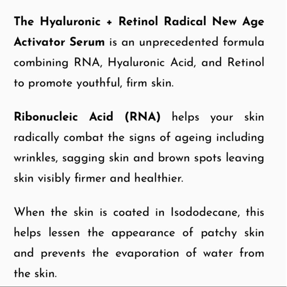 Able Skincare Hyaluronic Retinol Radical Youth Activator Serum | NEW | 10mL - Picture 2 of 5